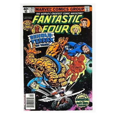 Buy Fantastic Four (1961 Series) #211 Newsstand In VF Minus Cond. Marvel Comics [p^ • 43.26£