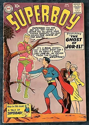 Buy Superboy #78  Jan 1960  Mr. Mxyzptlk Origin • 56.91£