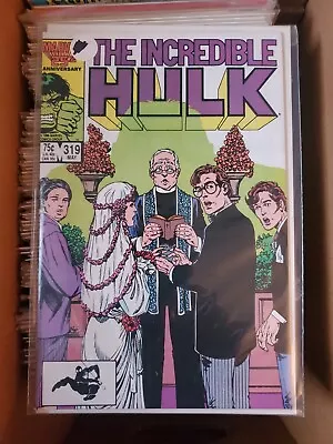 Buy Incredible Hulk # 319 - Marriage Of Bruce Banner & Betty Ross VF/NM Cond. • 4.83£