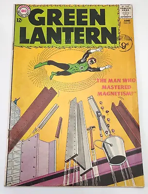 Buy Green Lantern Comic #21 The Man Who Mastered Magnetism DC Comics  1963 Good • 49.99£