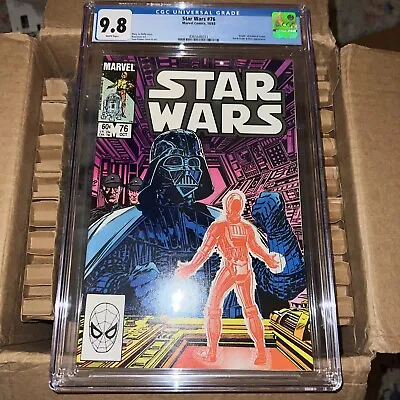 Buy Star Wars #76 CGC 9.8 Death Of Admiral Tower DARTH VADER COVER 1983 1ST PRINT • 160.04£
