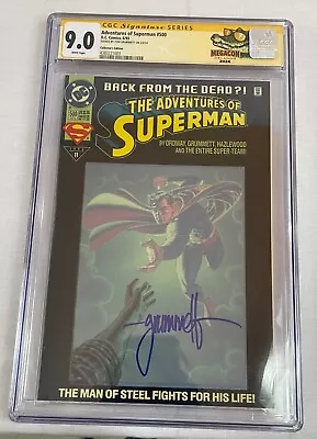 Buy Adventures Of Superman Collector's Edition #500 CGC 9.0 Signed By Tom Grummett • 160.70£