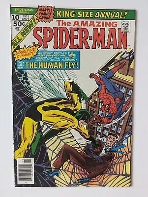 Buy Amazing Spider-Man King Size Annual #10  NM 9.0  1st Human Fly Marvel 1976 • 19.95£