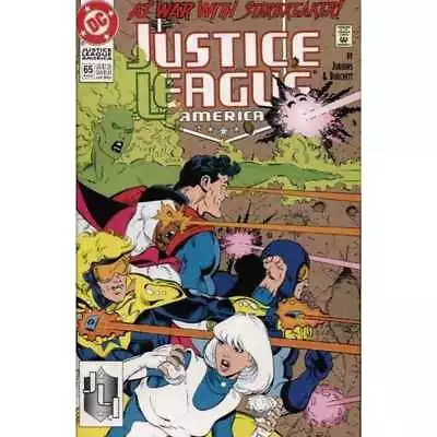 Buy Justice League (1987 Series) #65 In Near Mint Minus Condition. DC Comics [f* • 2£