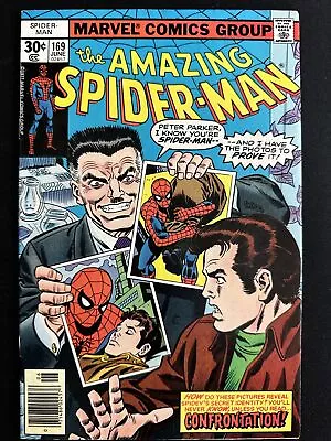 Buy The Amazing Spider-Man #169 Marvel Comics 1st Print Bronze Age 1977 Fine • 7.14£