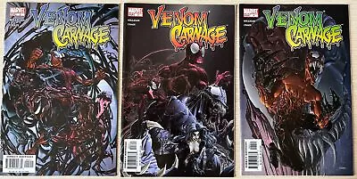 Buy VENOM CARNAGE (vs) 2004 Comic Set 2 3 4 Spiderman MARVEL • 10£