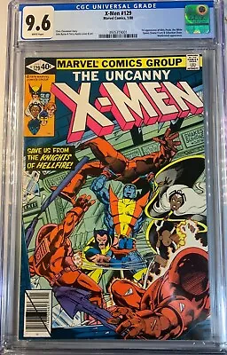 Buy X-Men #129 CGC 9.6 1980 First Appearance Kitty Pryde Emma Frost Direct Edition • 1,694.98£
