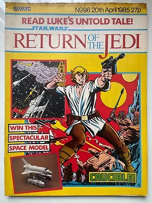 Buy Star Wars Weekly Return Of The Jedi No.96 Marvel Comic UK. • 1.75£