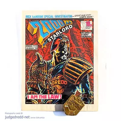 Buy 2000AD Prog 113 Judge Dredd Starlord Comic Bag  19 5 79 UK 1979 (A . • 9.49£