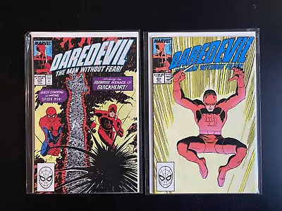 Buy Daredevil #270 NM (9.4) And 271 NM (9.4) 1989 Marvel Comics • 21.59£