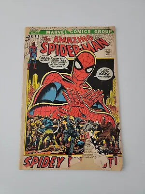 Buy Amazing Spider-Man 112 SEPT 1972 Origin Marvel Comics • 11.84£