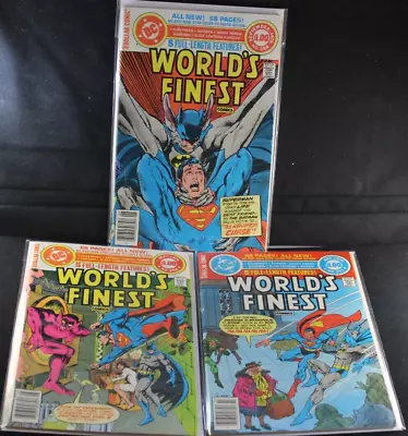 Buy World's Finest 256 257 258 Batman Superman 1 Neal Adams Cover FN-VF Comic Lot • 9.57£