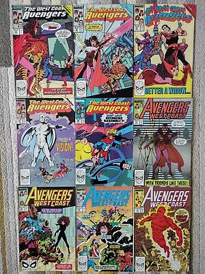 Buy West Coast Avengers Vol 2 42, 43, 44, 45, 46, 47, 48, 49 & 50. 1st White Vision! • 9.35£