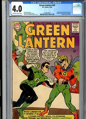 Buy CGC 4.0 Green Lantern #40 1st App Krona. Origin Of The Guardians. • 199.88£