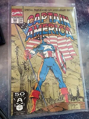 Buy Captain America  #383  50th Anniversary Issue   Marvel Comics • 7.99£