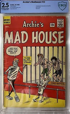 Buy Archie's Madhouse #22 CBCS 2.5 - 1st Appearance Of Sabrina The Teenage Witch • 512.47£