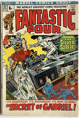 Buy Fantastic Four #121 Apr 1972 Silver Surfer & Gabriel / Air Walker  Appearances • 24.99£