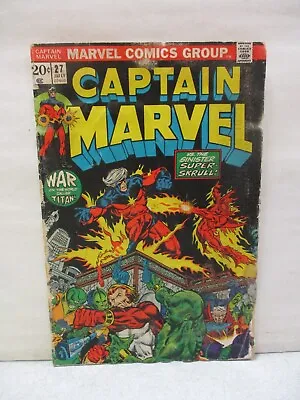 Buy Marvel Captain Marvel Comic #27 • 7.14£