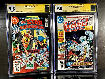 Buy First Appearance ALL STAR SQUADRON 1st Justice League Of America 193 CGC Ss Lot • 311.40£