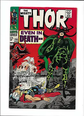 Buy Thor #150 [1968 Fn/vf]  Even In Death--    Jack Kirby • 150.21£