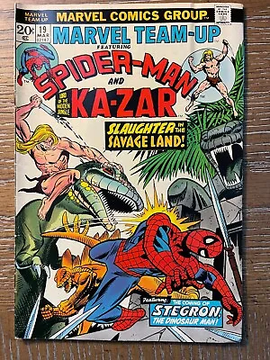 Buy Marvel Team-up #19, Spider-man And Ka-zar, Fine, Stegron The Dinosaur Man! • 14.98£