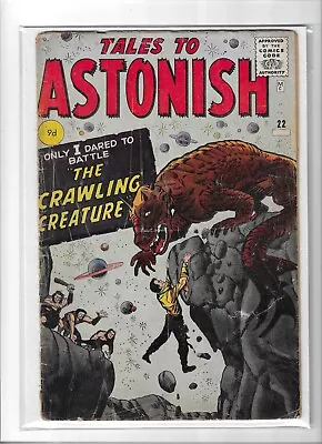 Buy Tales To Astonish # 22 Good [1961] Kirby Monster Cover • 44.95£