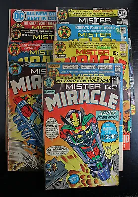 Buy Mister Miracle #1 - #18 DC Bronze Age Lot. Kirby 4th World Run 1971 - 1974 G/VG • 300£