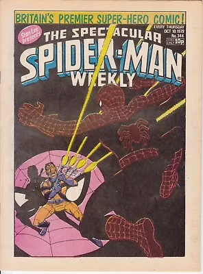 Buy Marvel UK Spectacular Spider-Man Weekly, #344, 1979, Godzilla, Daredevil, Thor • 3£