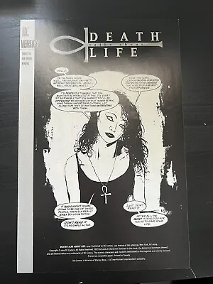 Buy Death Talks About Life #1 One Shot - Sandman Neil Gaiman (vertigo/1994/0921417)  • 6.34£