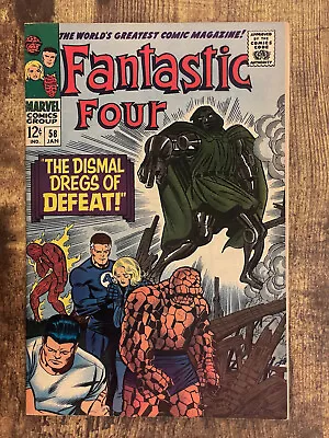 Buy Fantastic Four #58 - STUNNING HIGH GRADE - Doctor Doom | Silver Surfer • 12.45£