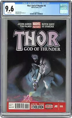 Buy Thor God Of Thunder #6 CGC 9.6 2013 3716803023 1st App. Knull • 219.87£
