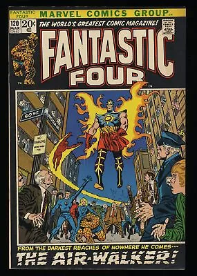 Buy Fantastic Four #120 VF 8.0 1st Appearance Air-Walker! Herald Of Galactus! • 66.35£