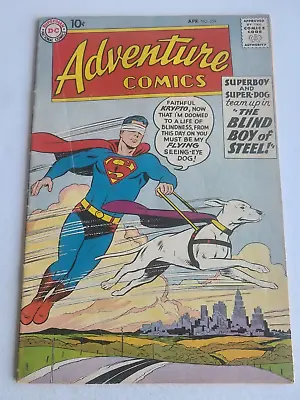 Buy ADVENTURE COMICS #259 (1959) DC Comics Krypto FINE - 5.5 • 55.14£
