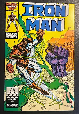 Buy IRON MAN 209 WEREWOLF BY NIGHT V 1 NM 1986 Vintage AVENGERS TONY STARK X-Men • 6.31£