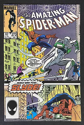 Buy Amazing Spider-Man #272 (Jan 1986, Marvel) NM- 9.2 1st App Of Slyde, Puma App • 11.98£