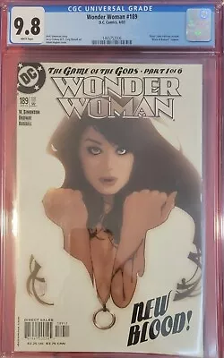 Buy Cgc 9.8 Wonder Woman #189 • 59.30£
