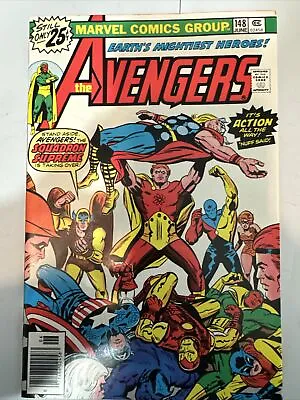Buy Avengers #148 Marvel Comics Thor Captain America Marvel 1976 9.0+. Ear Mint • 8.04£