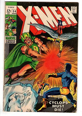 Buy X-men #54 (1969) - Grade 5.0 - 1st Appearance Of Living Pharoah & Alex Summers! • 78.99£