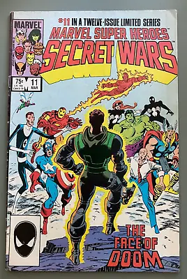 Buy Marvel Super Heroes Secret Wars #11 Of 12 (Marvel 1984) The Face Of Doom! • 5.55£