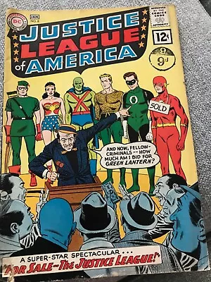 Buy DC Comics Justice League Of America No 8 January 1962 12c USA • 59.99£
