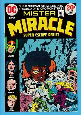 Buy Mister Miracle # 16 Vfn (8.0) Glossy High Grade Unstamped Us Cents Dc - 1973 • 4.25£