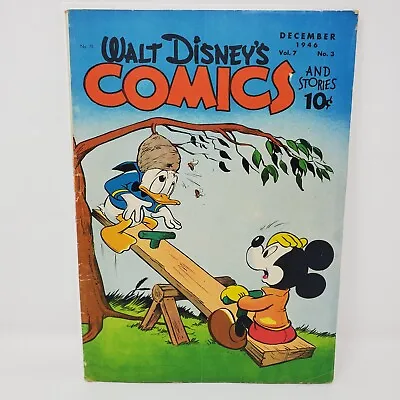 Buy Walt Disney's Comics And Stories No. 75 (December 1946, Vol 7, No. 3) Loose Page • 23.82£