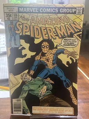 Buy The Amazing SpiderMan #176 Marvel Comics 1st Print Bronze Age JAN 1977 Newsstand • 15.81£