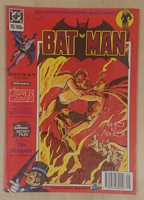 Buy Batman Monthly #15 London Editions UK Comic 1989 Ra's Al Ghul JIm Aparo • 5.95£