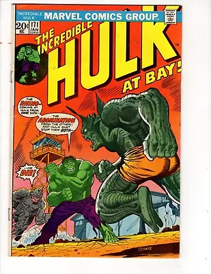 Buy Incredible Hulk #171 Jan 1973 (this Book Has Minor Restoration See Description) • 18.29£