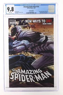 Buy Amazing Spider-Man #570 - Marvel 2008 CGC 9.8 Anit-Venom, 2nd Print • 219.97£