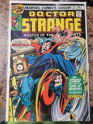 Buy Doctor Strange #14 (1976) Dracula Appearance- Bronze Age Marvel Comics  • 9.50£