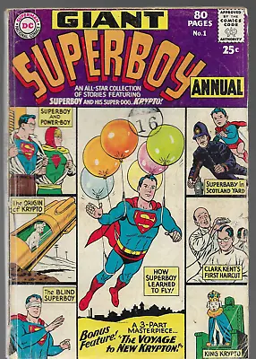 Buy (GIANT) SUPERBOY Annual #1 - 80Pgs - Back Issue (S) • 14.99£