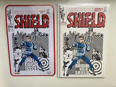 Buy Nick Fury, Agent Of SHIELD #4 Italian Special Edition + Metal Plate Cover! • 39.53£