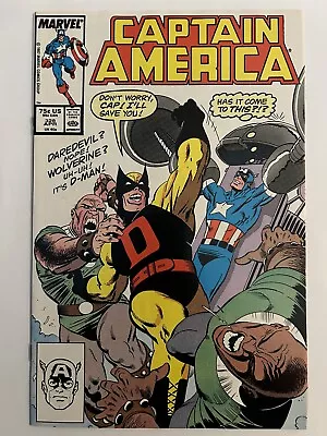 Buy Captain America #328 Marvel 1st Appearance & Origin Demolition Man D-Man 1987 NM • 19.86£